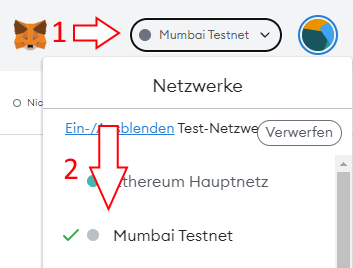 MetaMask change net